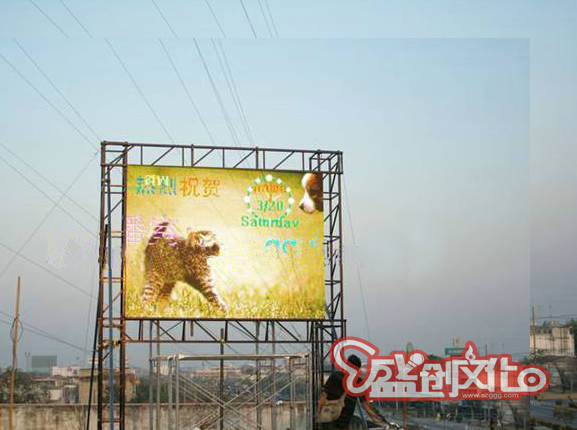 P20戶外全彩顯示屏項目