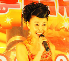 女歌手，洋溢