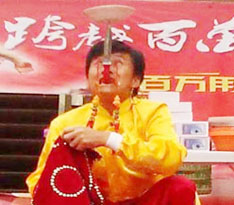 雜技刀尖轉(zhuǎn)盤
